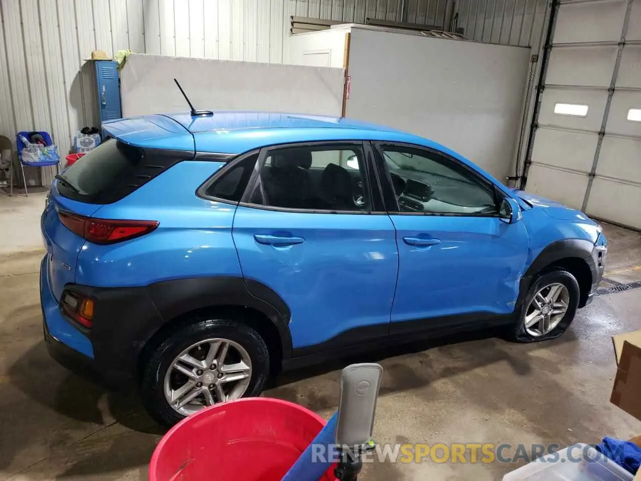3 Photograph of a damaged car KM8K1CAA4KU278230 HYUNDAI KONA 2019