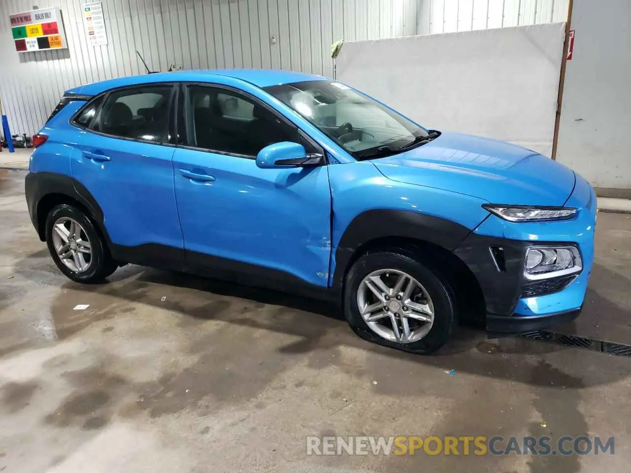 4 Photograph of a damaged car KM8K1CAA4KU278230 HYUNDAI KONA 2019