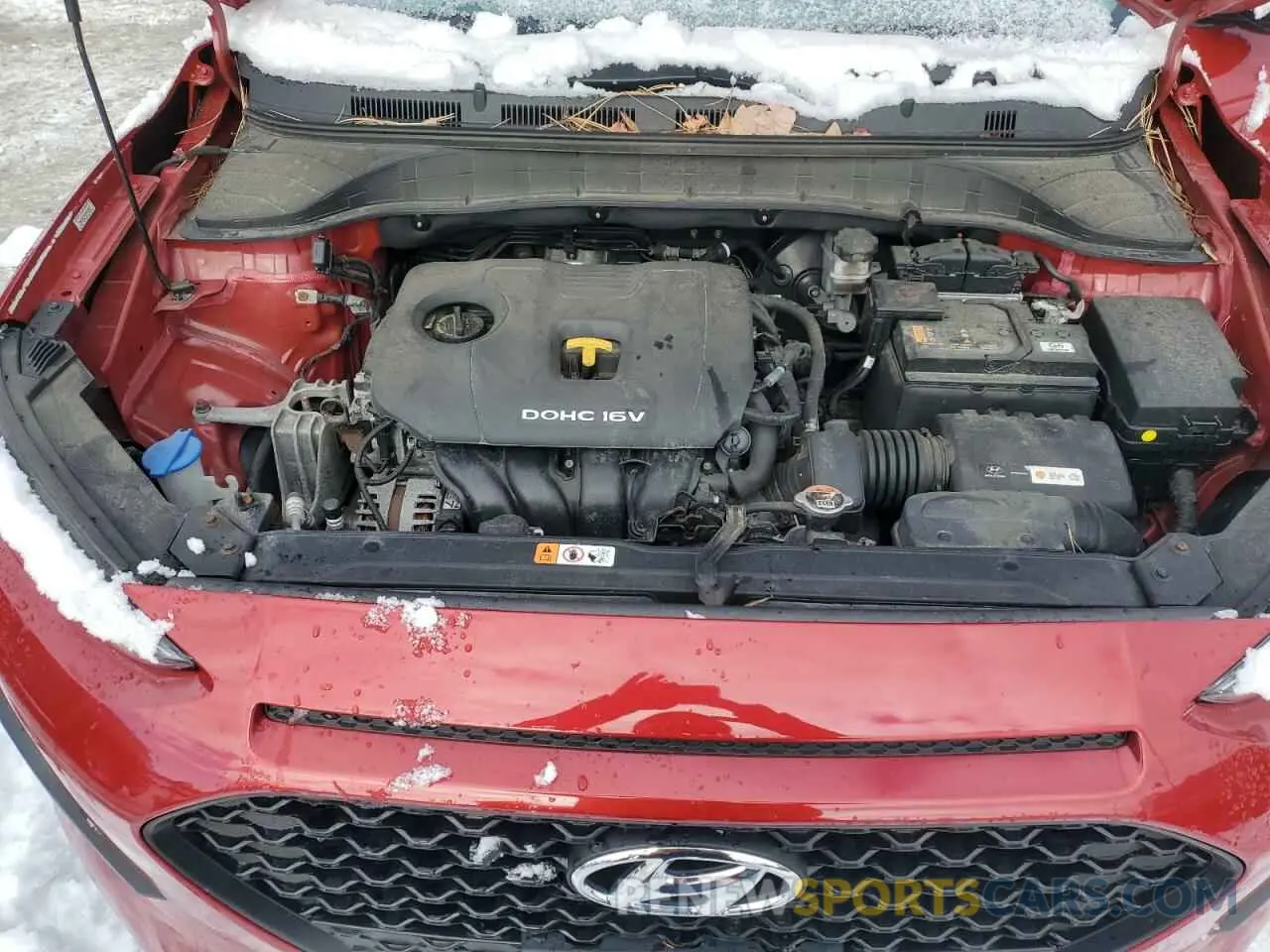12 Photograph of a damaged car KM8K1CAA4KU381485 HYUNDAI KONA 2019