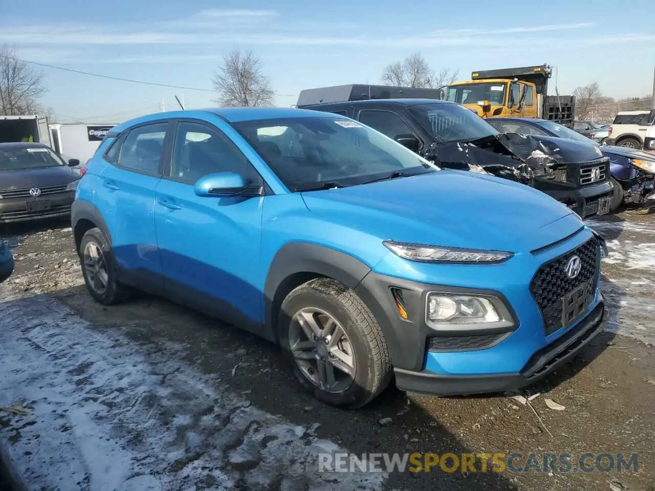 4 Photograph of a damaged car KM8K1CAA5KU274817 HYUNDAI KONA 2019