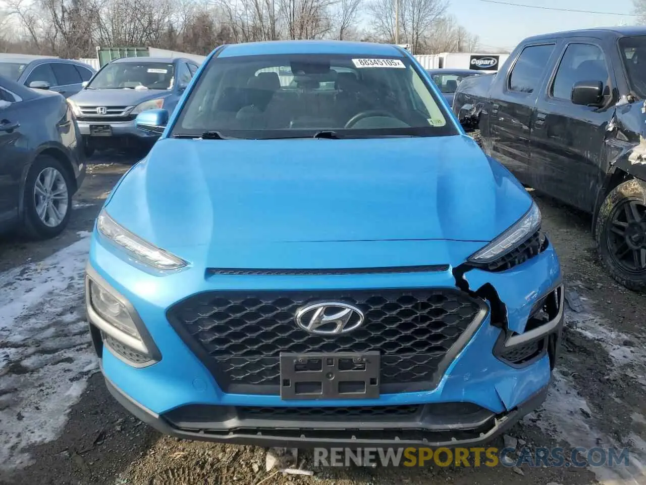 5 Photograph of a damaged car KM8K1CAA5KU274817 HYUNDAI KONA 2019