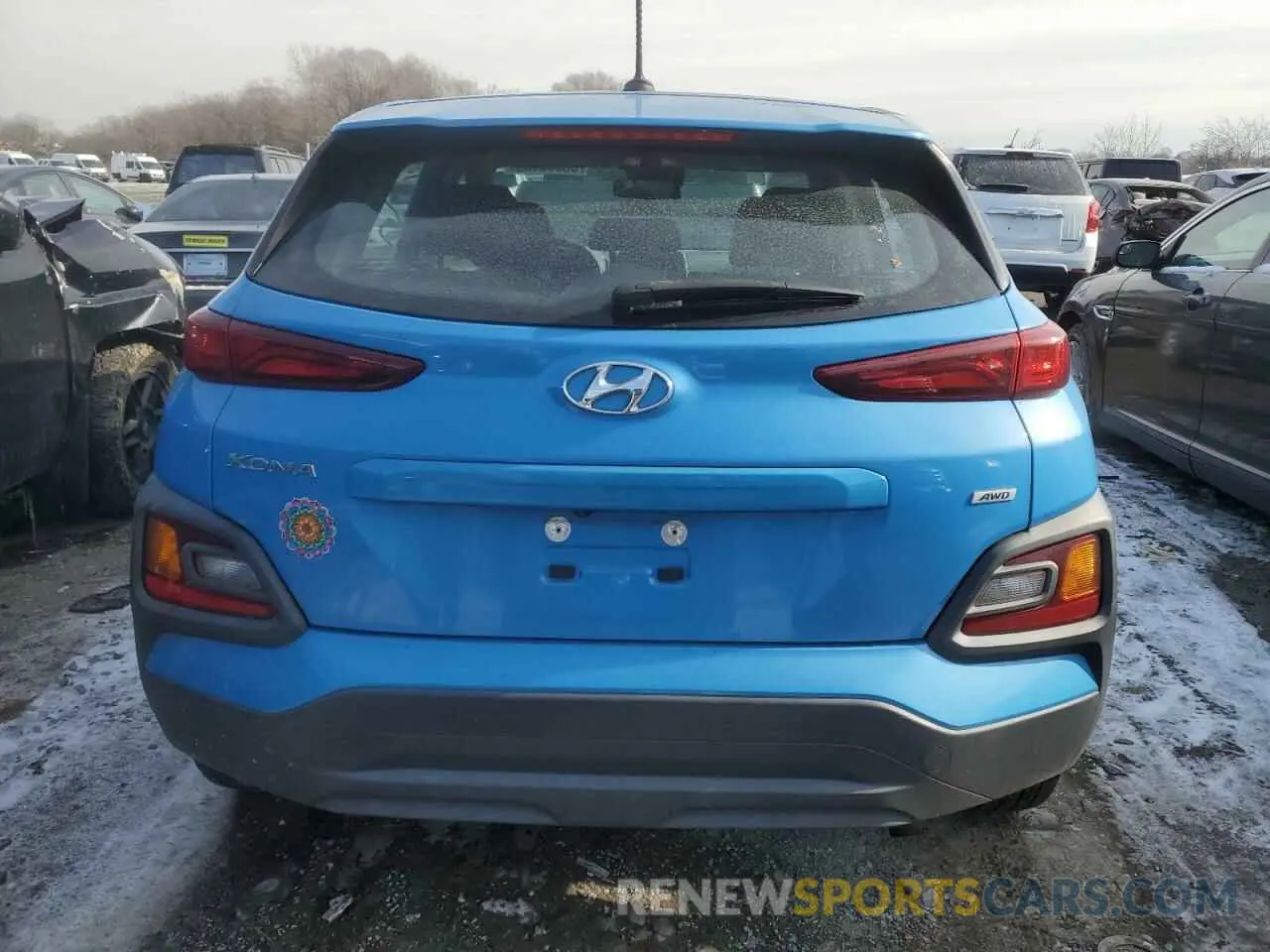 6 Photograph of a damaged car KM8K1CAA5KU274817 HYUNDAI KONA 2019