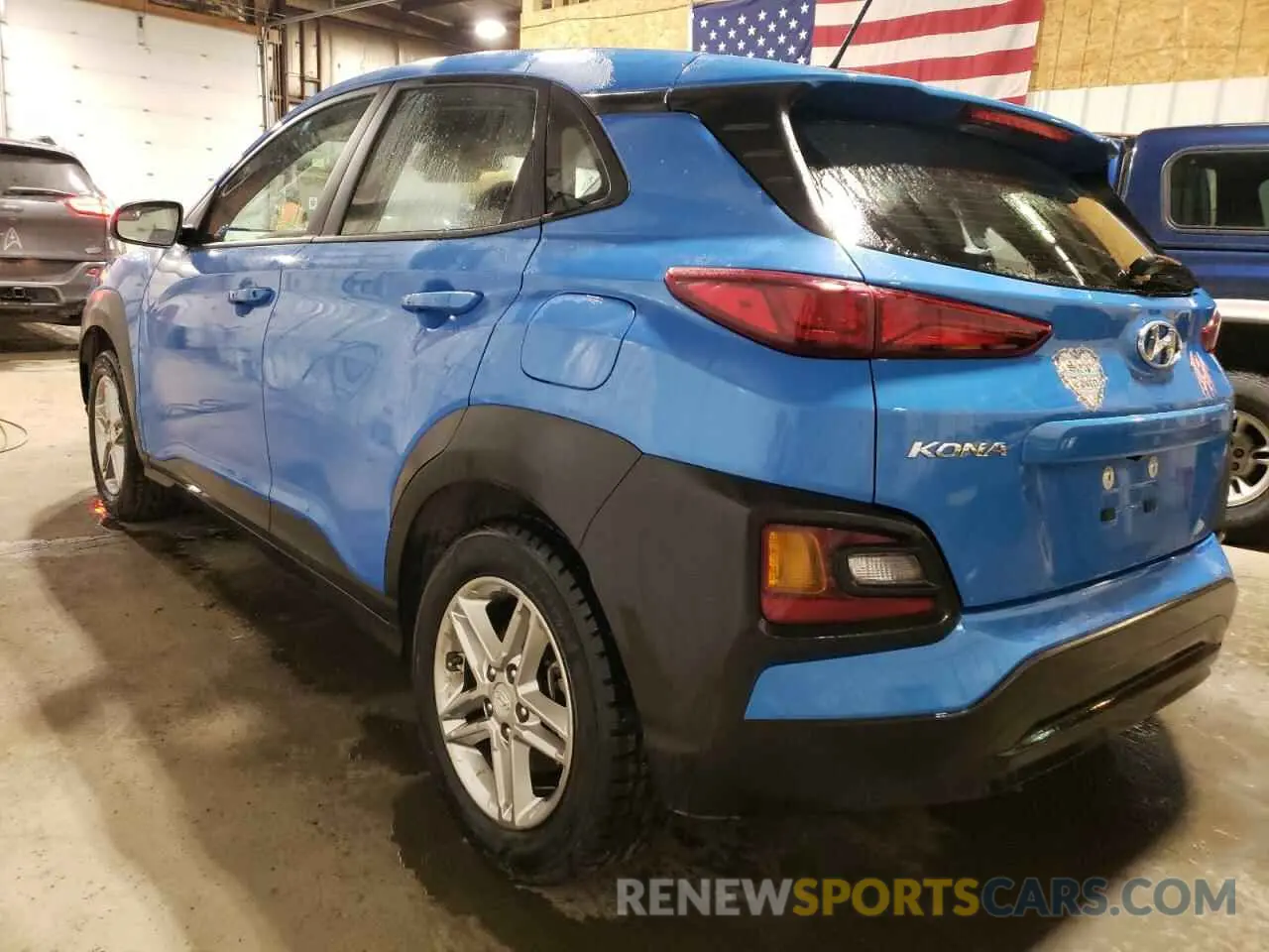 2 Photograph of a damaged car KM8K1CAA5KU305046 HYUNDAI KONA 2019