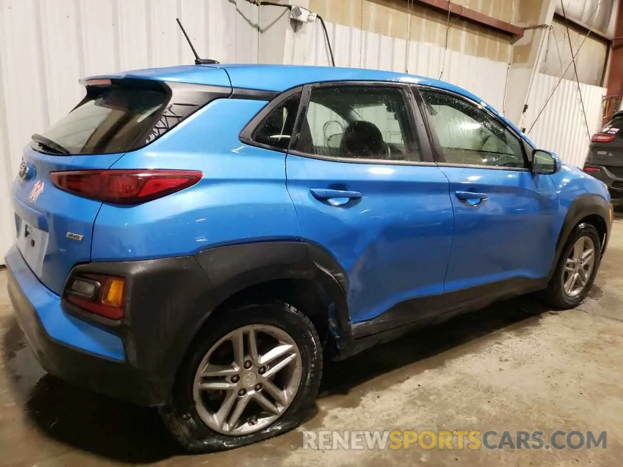 3 Photograph of a damaged car KM8K1CAA5KU305046 HYUNDAI KONA 2019