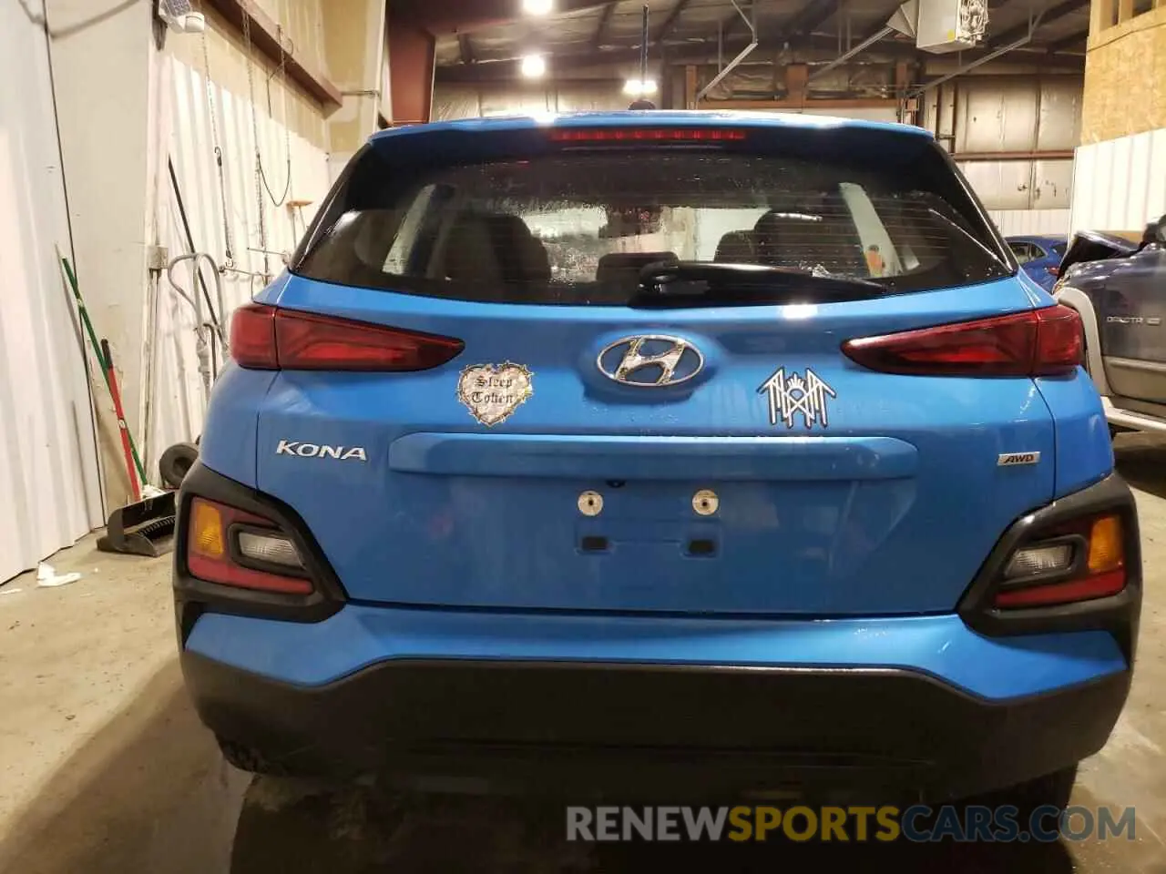 6 Photograph of a damaged car KM8K1CAA5KU305046 HYUNDAI KONA 2019