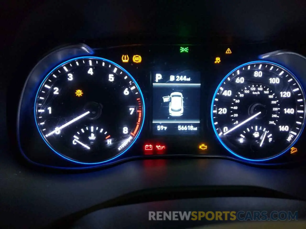 9 Photograph of a damaged car KM8K1CAA5KU305046 HYUNDAI KONA 2019
