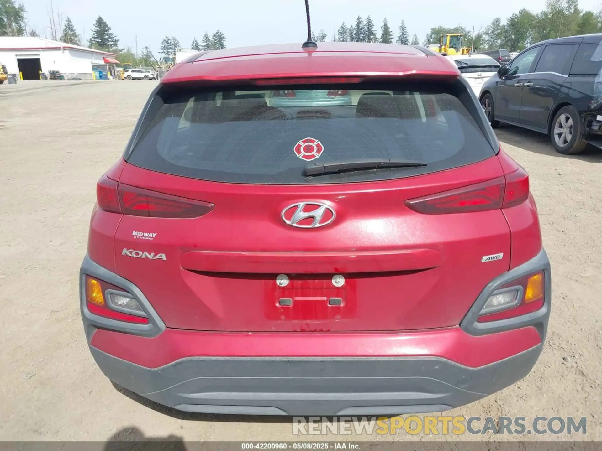 16 Photograph of a damaged car KM8K1CAA6KU275281 HYUNDAI KONA 2019