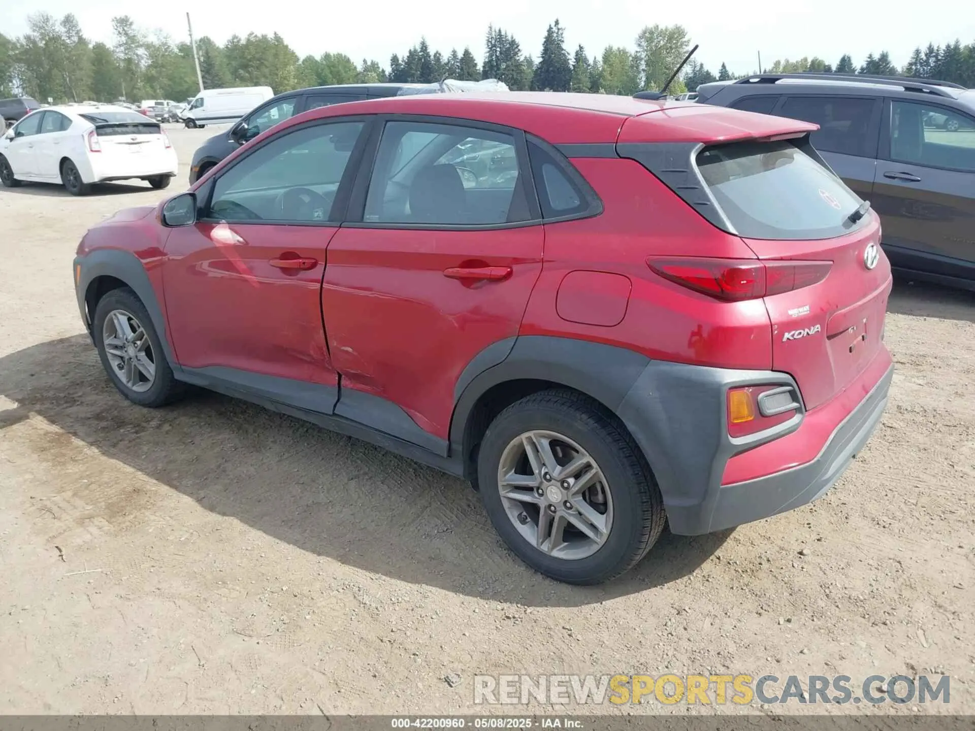 3 Photograph of a damaged car KM8K1CAA6KU275281 HYUNDAI KONA 2019