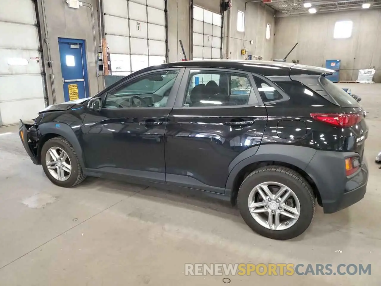 2 Photograph of a damaged car KM8K1CAA6KU292713 HYUNDAI KONA 2019
