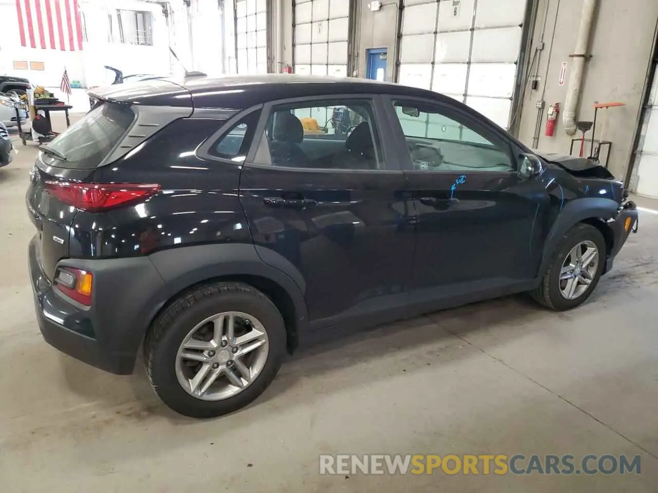 3 Photograph of a damaged car KM8K1CAA6KU292713 HYUNDAI KONA 2019