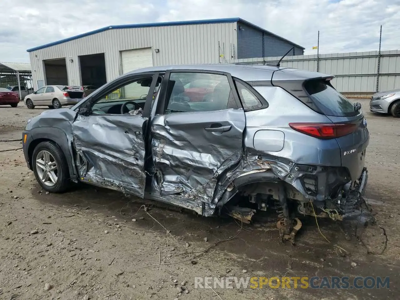 2 Photograph of a damaged car KM8K1CAA7KU292848 HYUNDAI KONA 2019