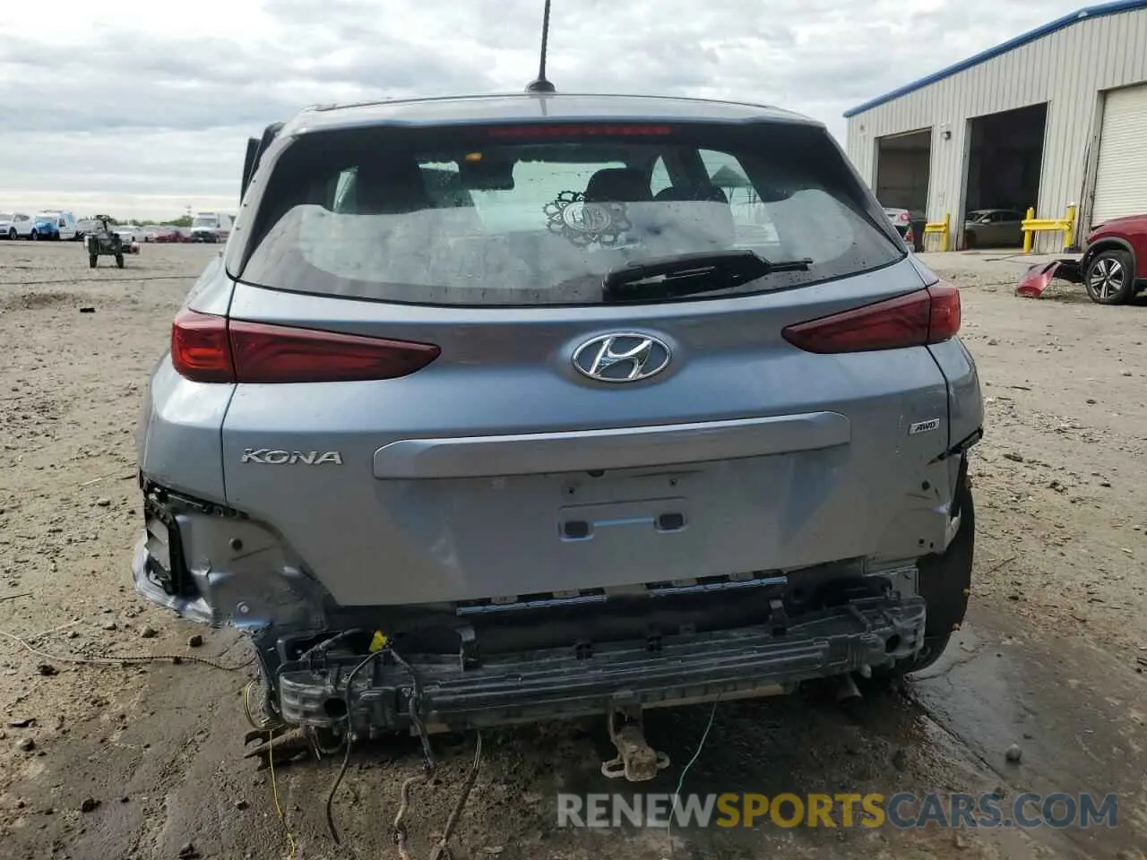 6 Photograph of a damaged car KM8K1CAA7KU292848 HYUNDAI KONA 2019
