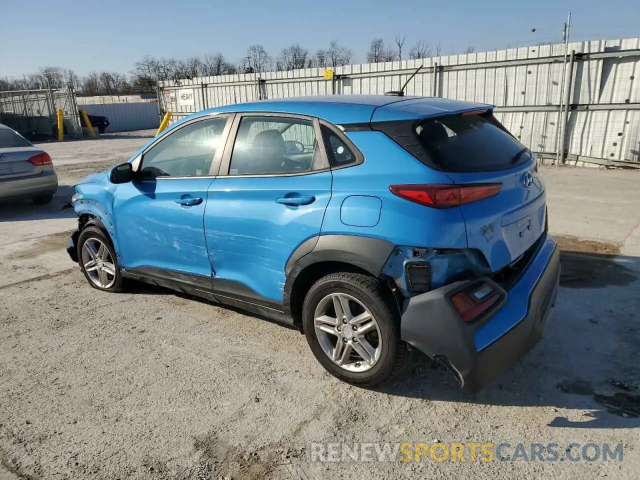 2 Photograph of a damaged car KM8K1CAA7KU297886 HYUNDAI KONA 2019