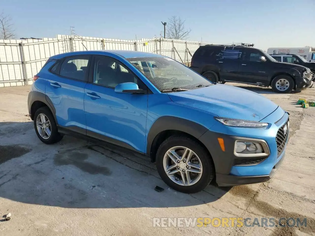 4 Photograph of a damaged car KM8K1CAA7KU297886 HYUNDAI KONA 2019