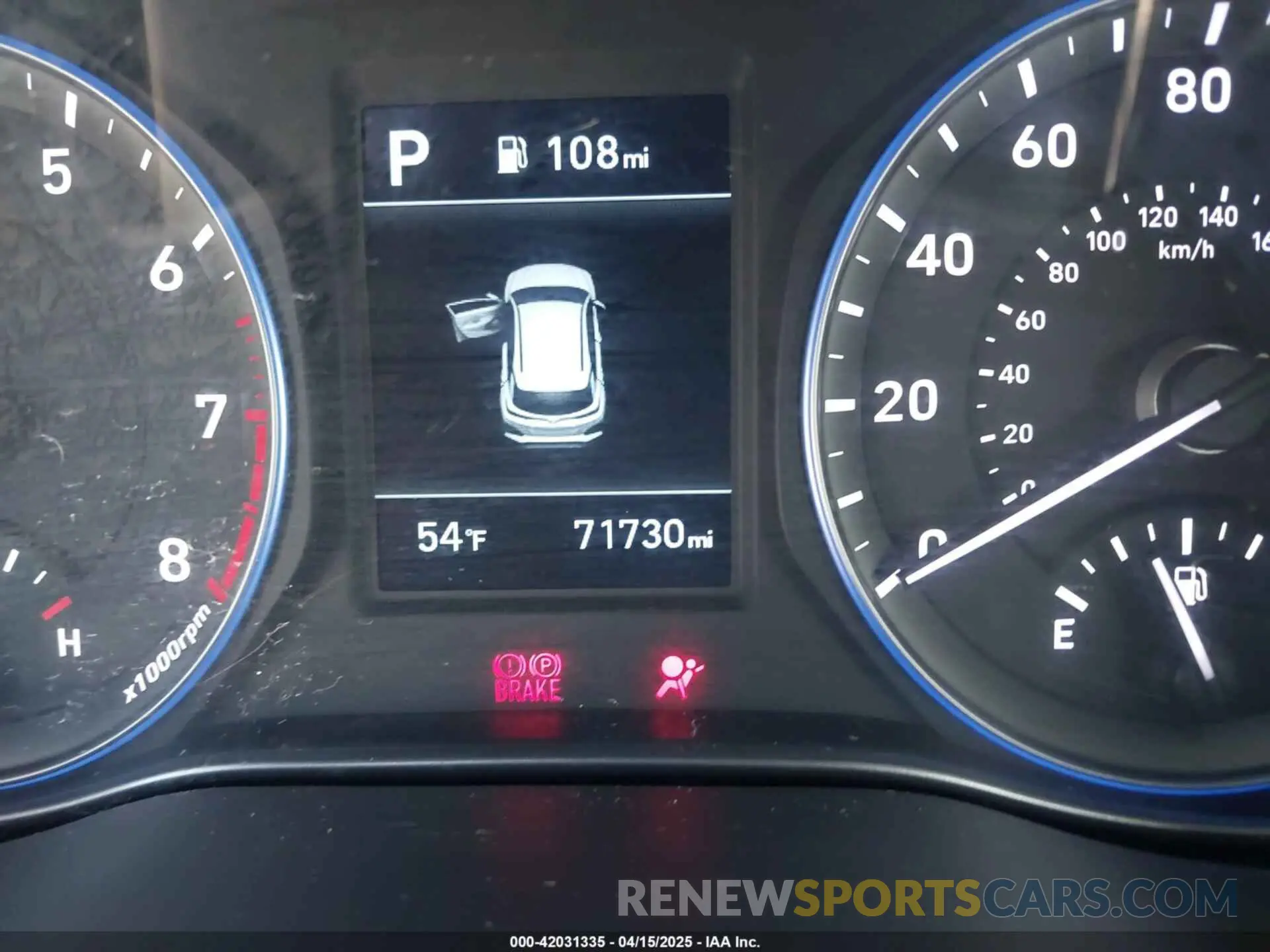15 Photograph of a damaged car KM8K1CAA8KU288114 HYUNDAI KONA 2019