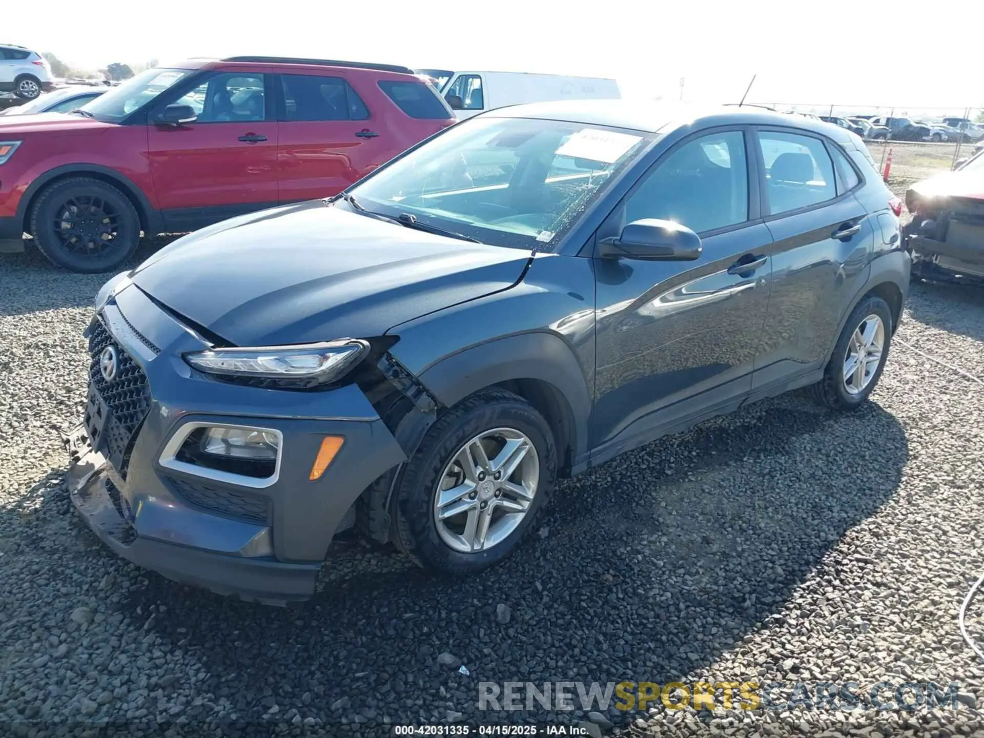 2 Photograph of a damaged car KM8K1CAA8KU288114 HYUNDAI KONA 2019