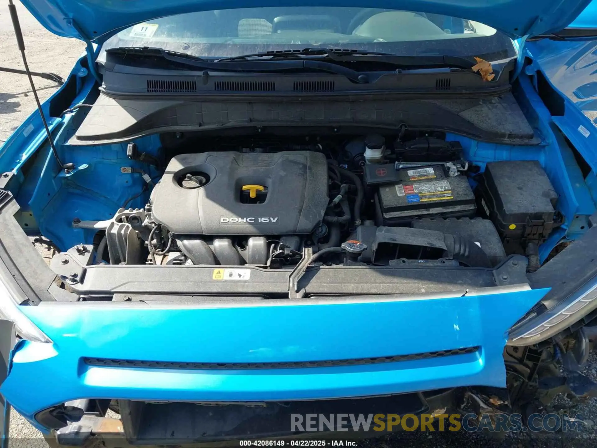 10 Photograph of a damaged car KM8K1CAA8KU355021 HYUNDAI KONA 2019