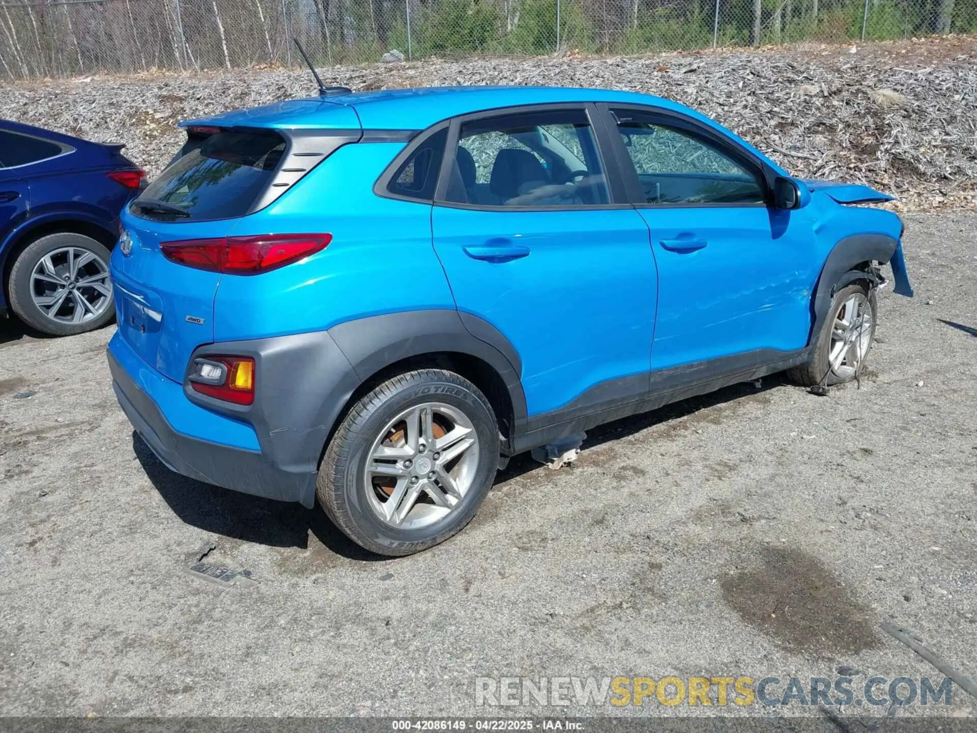 4 Photograph of a damaged car KM8K1CAA8KU355021 HYUNDAI KONA 2019
