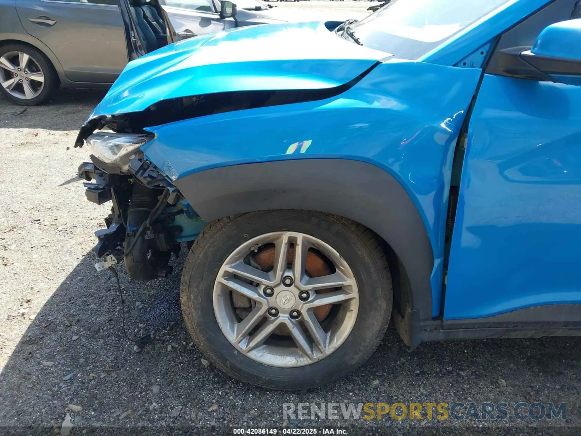6 Photograph of a damaged car KM8K1CAA8KU355021 HYUNDAI KONA 2019