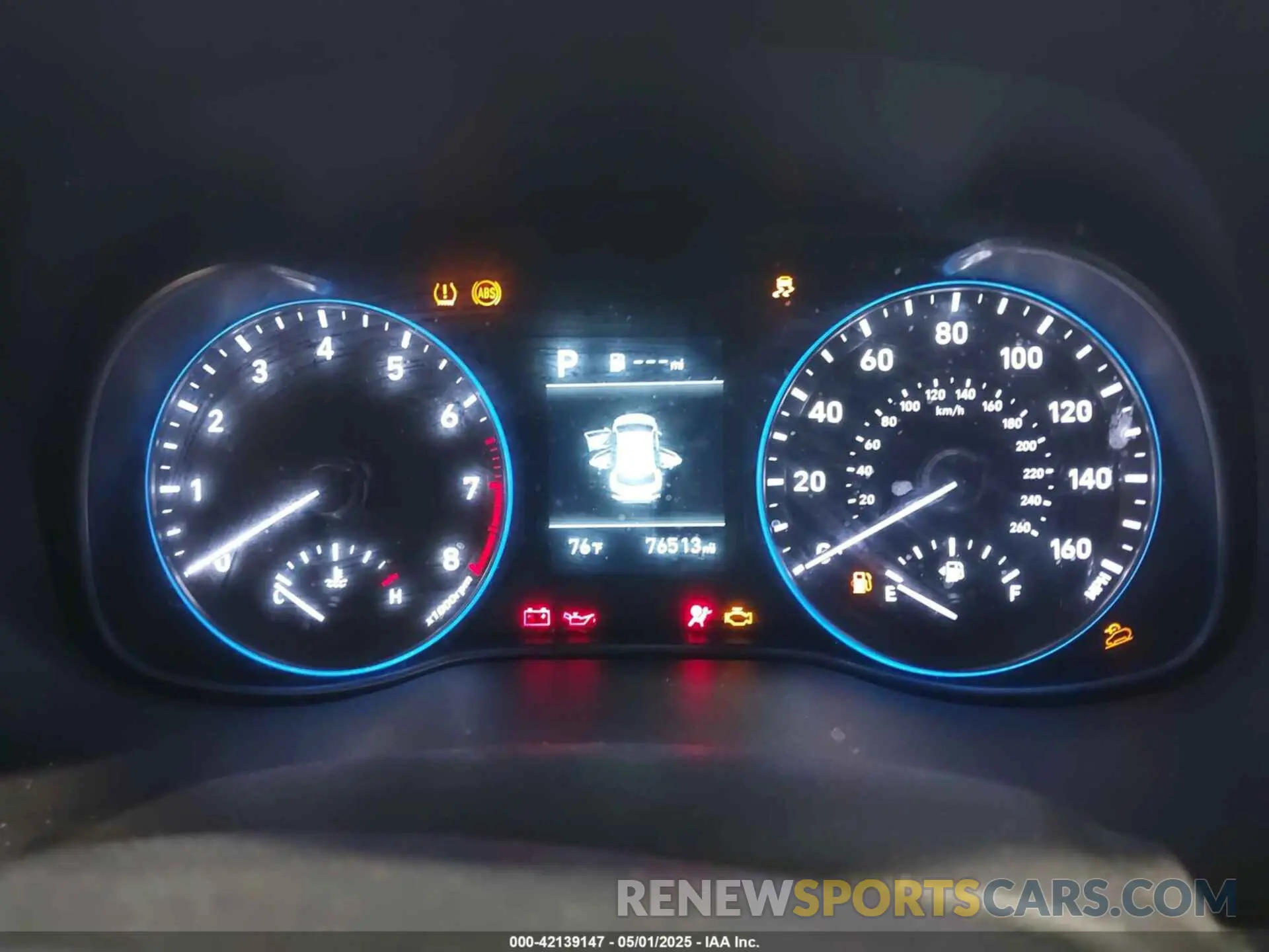 7 Photograph of a damaged car KM8K1CAA9KU216838 HYUNDAI KONA 2019