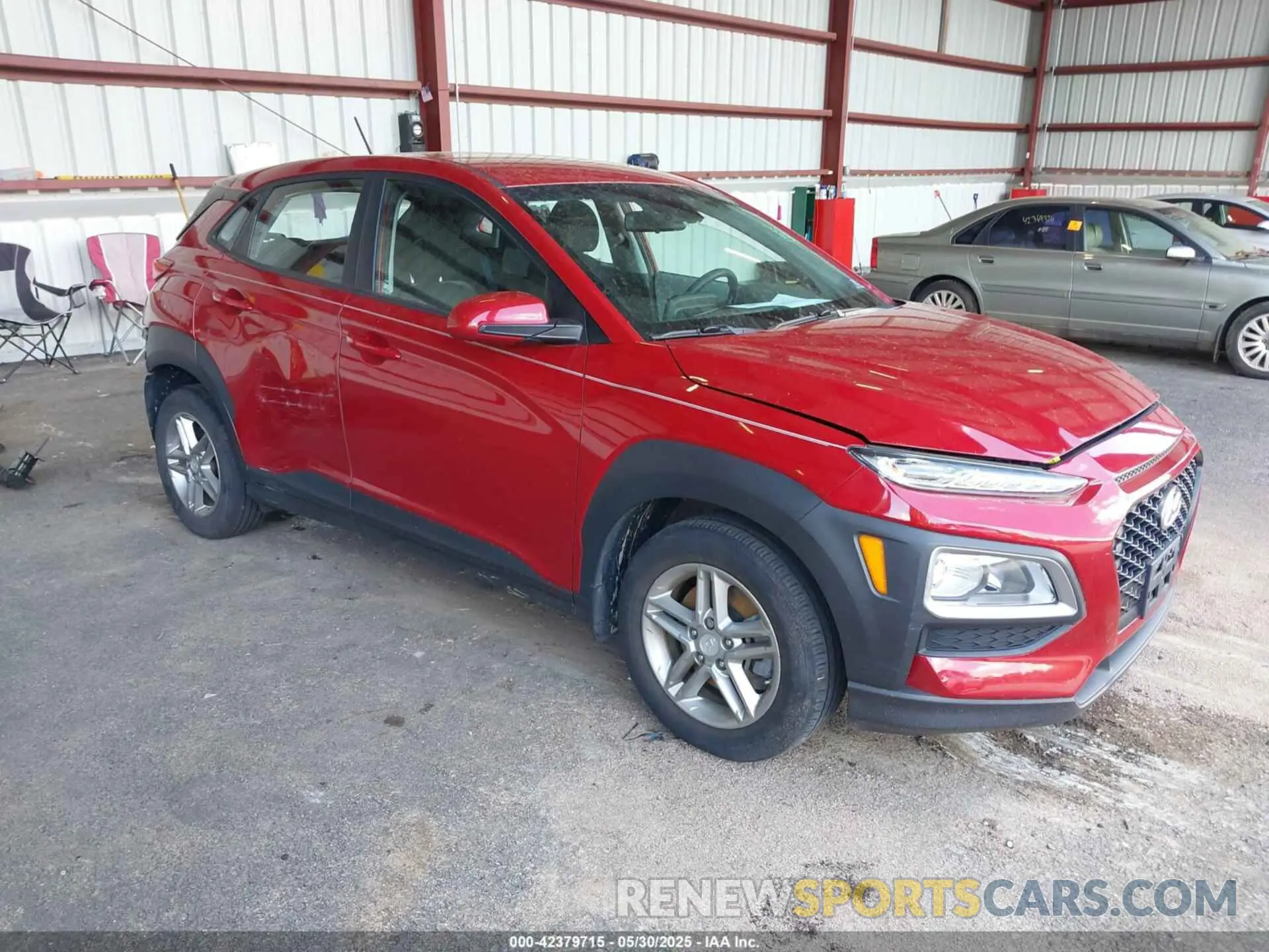 1 Photograph of a damaged car KM8K1CAA9KU367324 HYUNDAI KONA 2019