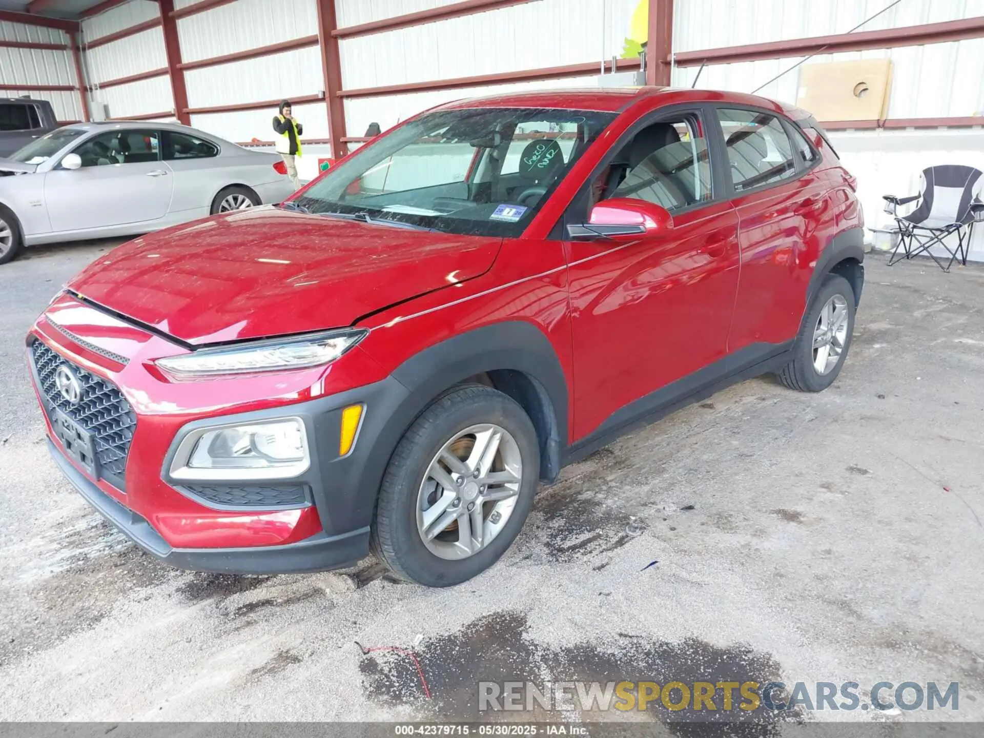 2 Photograph of a damaged car KM8K1CAA9KU367324 HYUNDAI KONA 2019