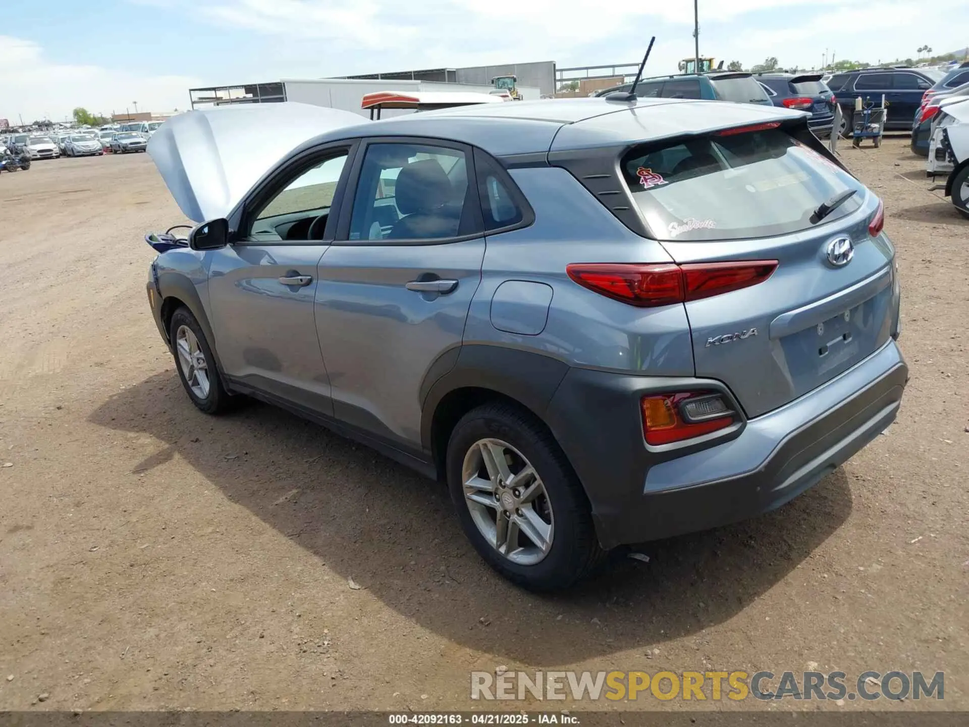3 Photograph of a damaged car KM8K1CAAXKU249380 HYUNDAI KONA 2019