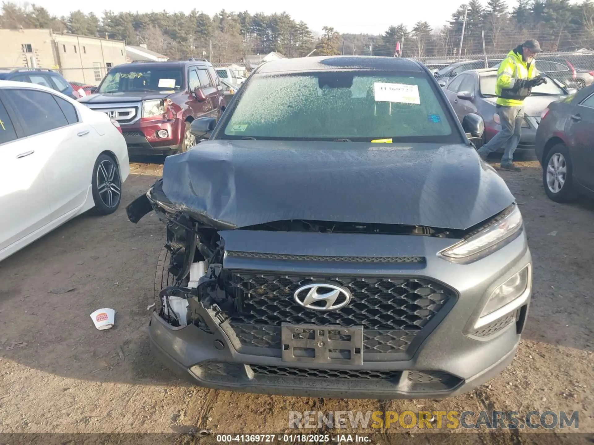 12 Photograph of a damaged car KM8K1CAAXKU279365 HYUNDAI KONA 2019