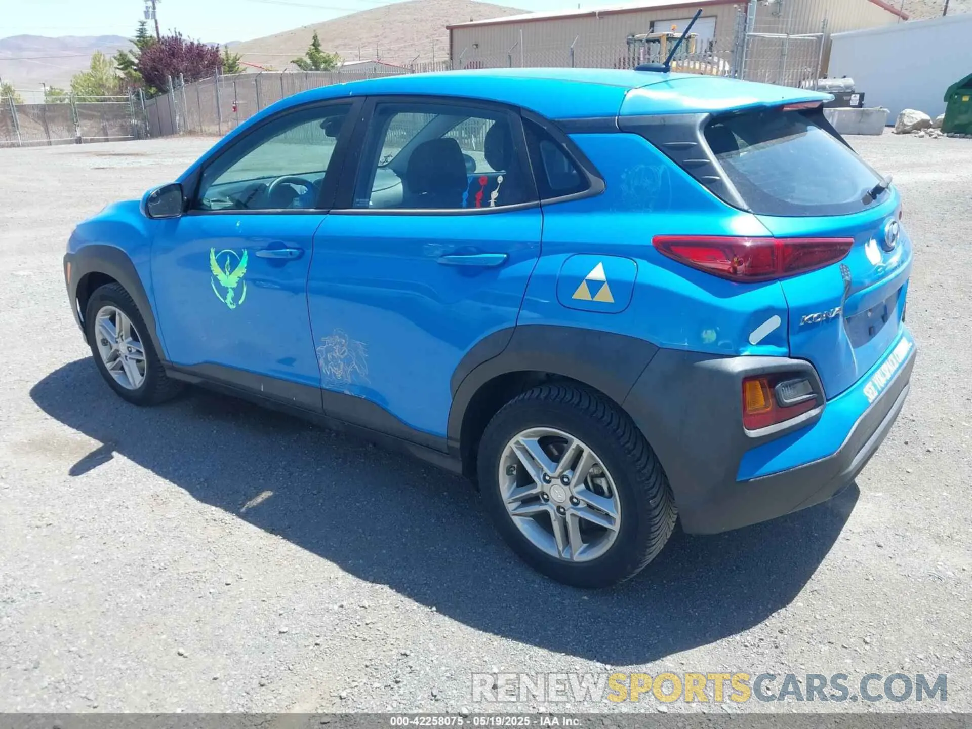 3 Photograph of a damaged car KM8K1CAAXKU297932 HYUNDAI KONA 2019