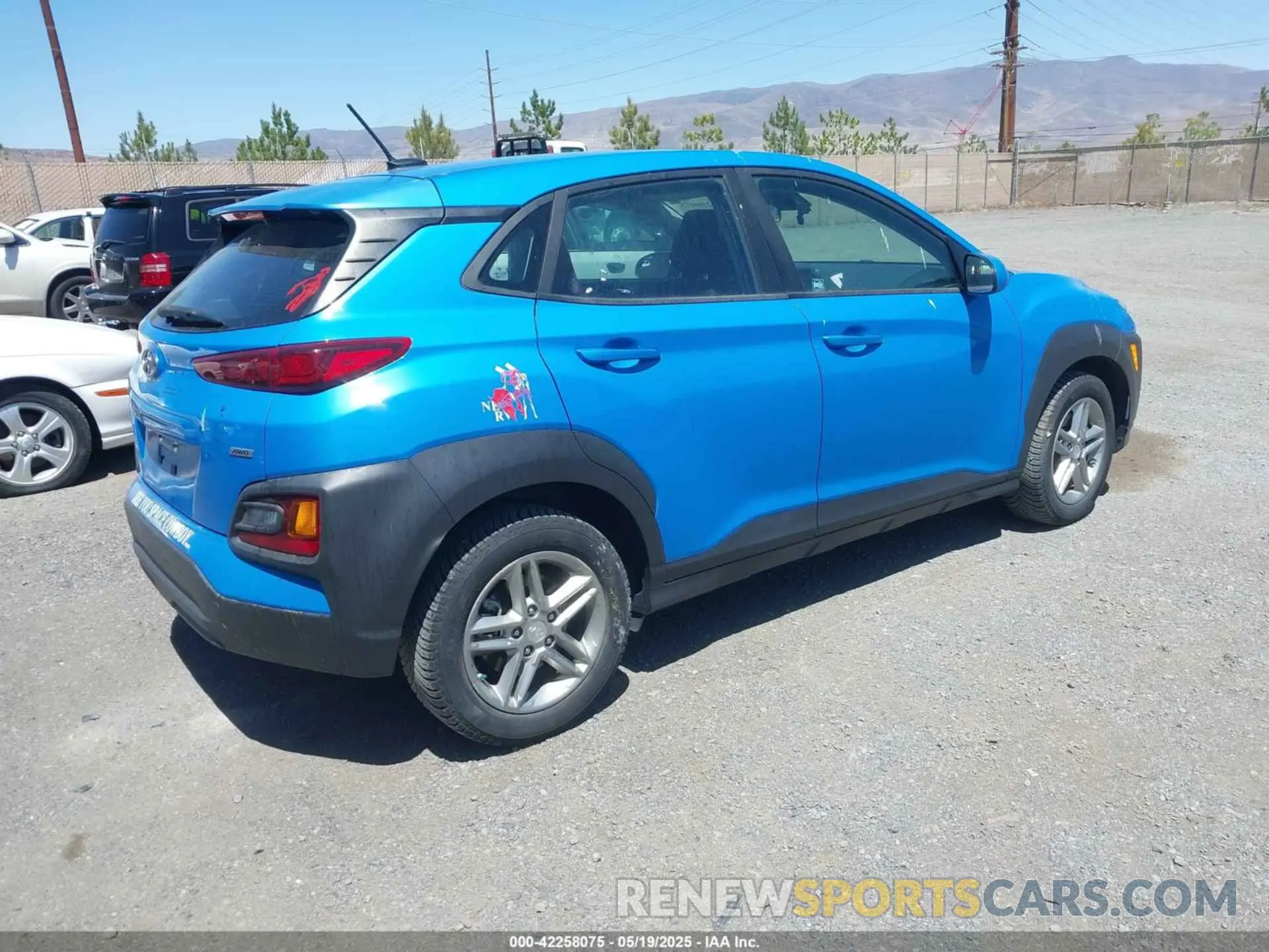 4 Photograph of a damaged car KM8K1CAAXKU297932 HYUNDAI KONA 2019