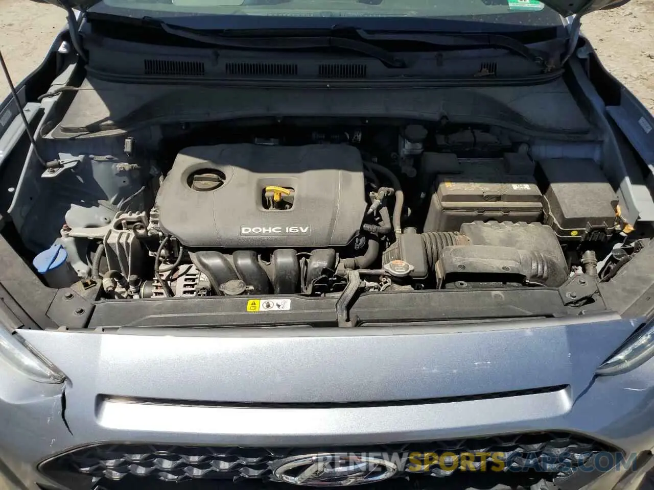 11 Photograph of a damaged car KM8K22AA1KU195247 HYUNDAI KONA 2019