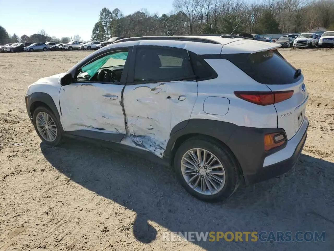 2 Photograph of a damaged car KM8K22AA1KU274725 HYUNDAI KONA 2019