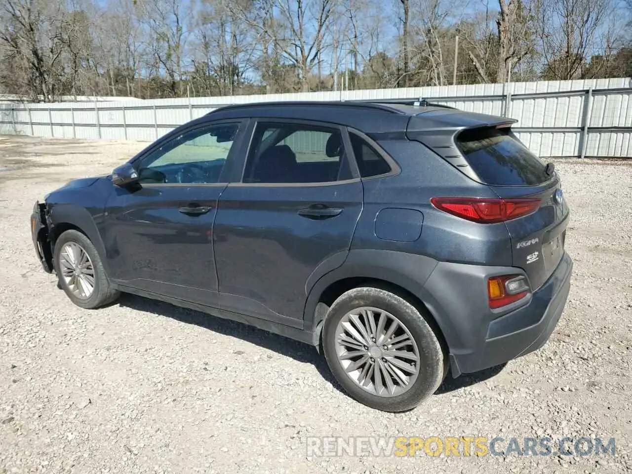 2 Photograph of a damaged car KM8K22AA1KU396100 HYUNDAI KONA 2019