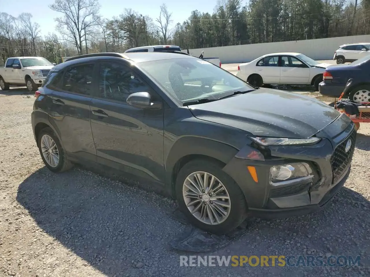4 Photograph of a damaged car KM8K22AA1KU396100 HYUNDAI KONA 2019