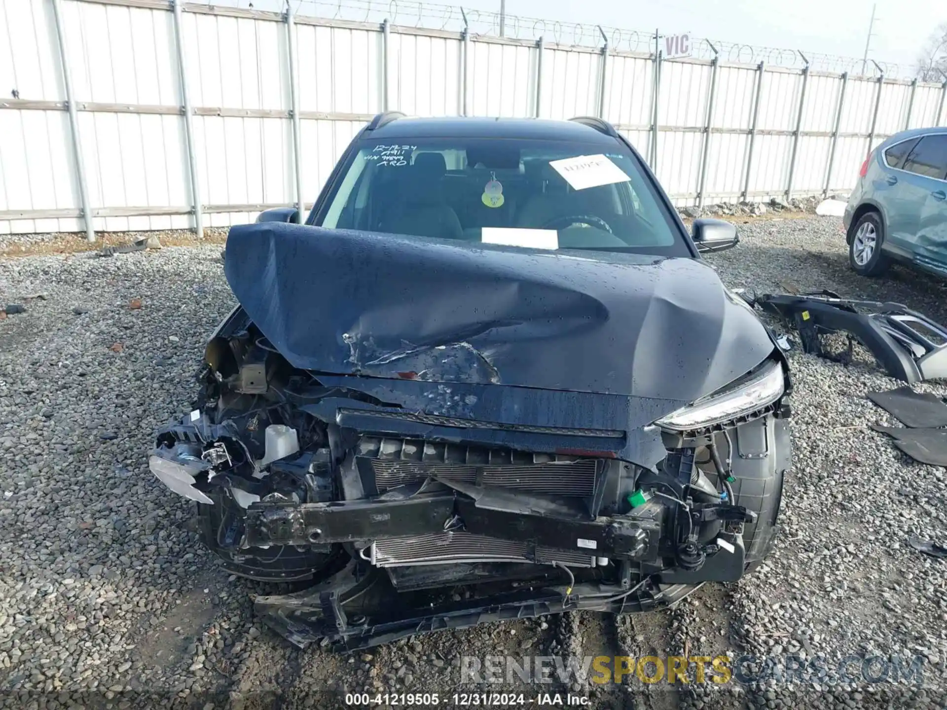 13 Photograph of a damaged car KM8K22AA2KU194849 HYUNDAI KONA 2019