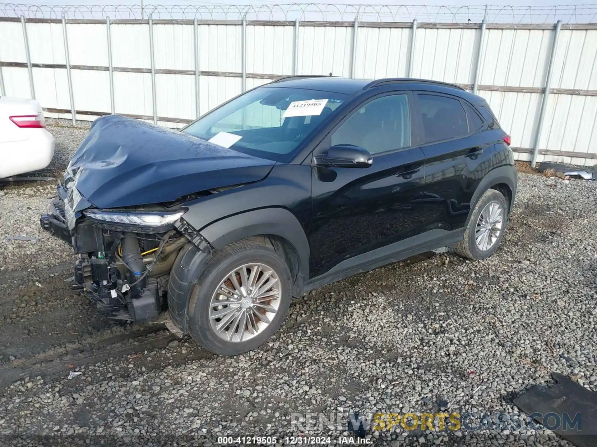 2 Photograph of a damaged car KM8K22AA2KU194849 HYUNDAI KONA 2019