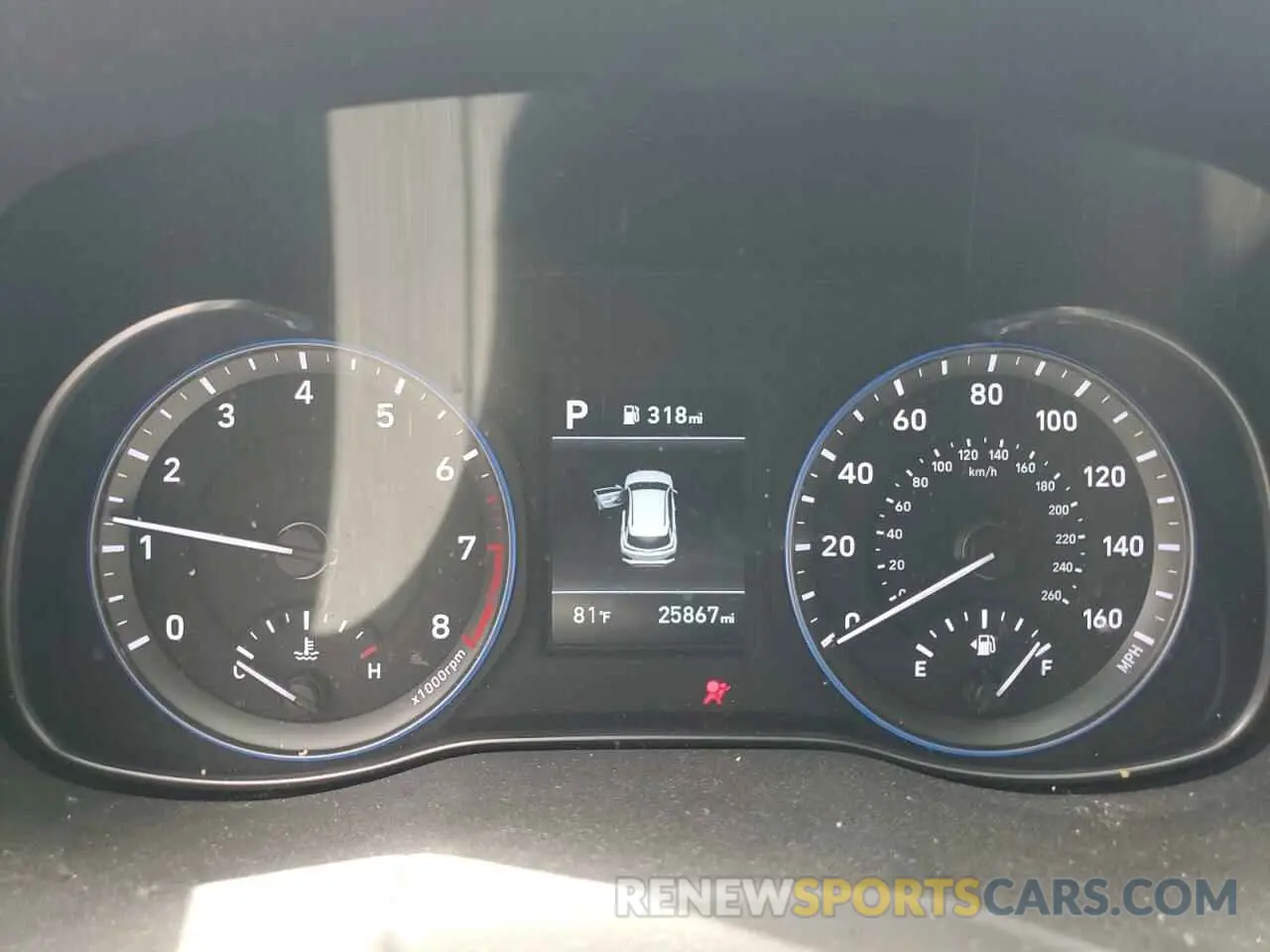 9 Photograph of a damaged car KM8K22AA2KU322037 HYUNDAI KONA 2019