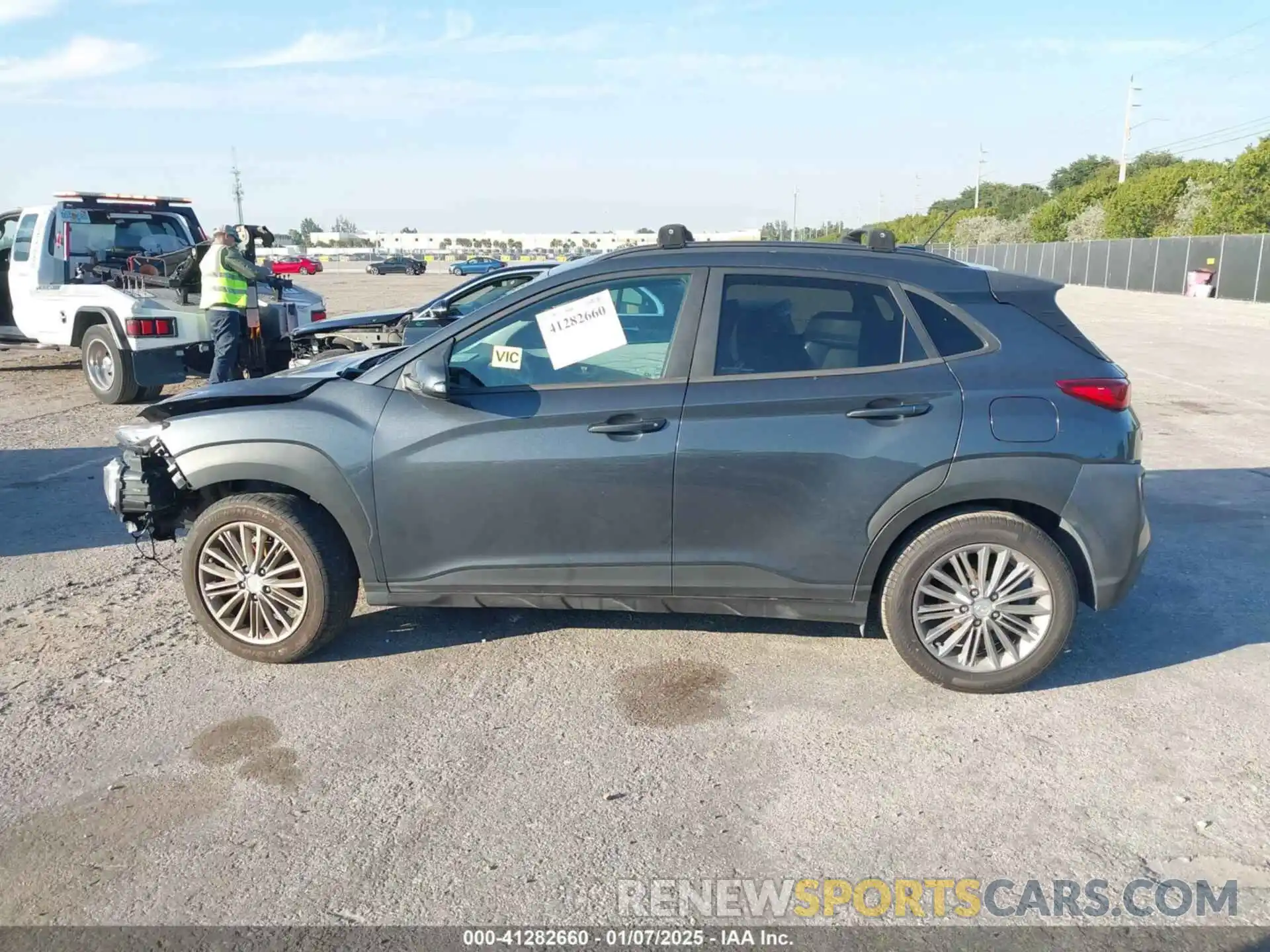 15 Photograph of a damaged car KM8K22AA3KU293163 HYUNDAI KONA 2019