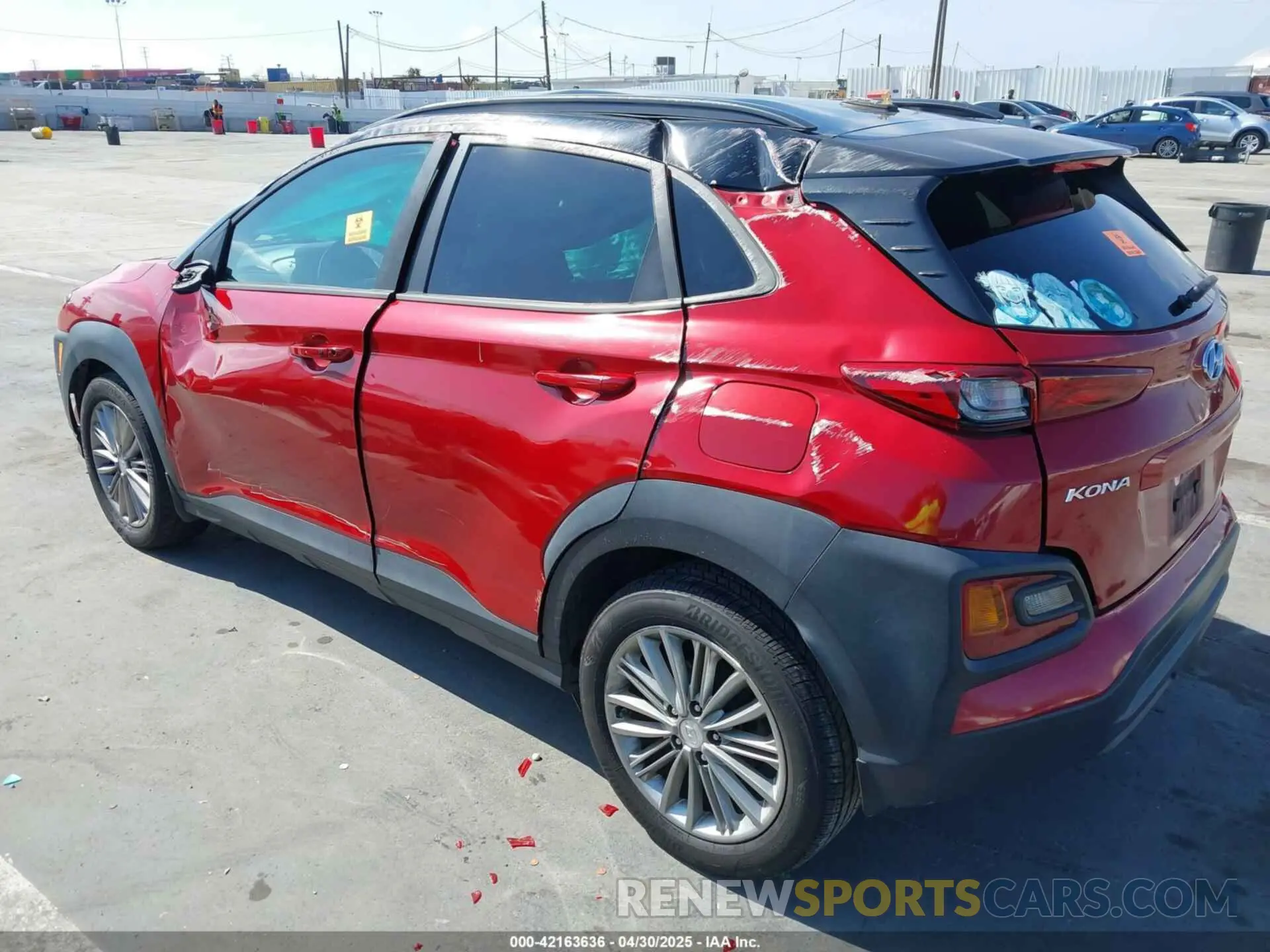 3 Photograph of a damaged car KM8K22AA3KU396020 HYUNDAI KONA 2019