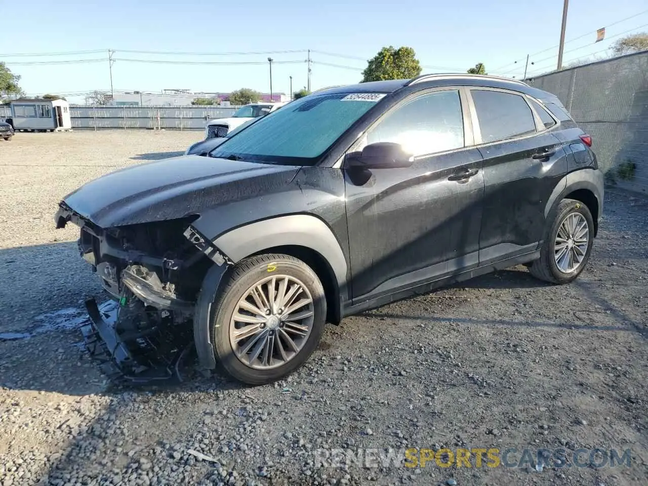 1 Photograph of a damaged car KM8K22AA5KU264361 HYUNDAI KONA 2019