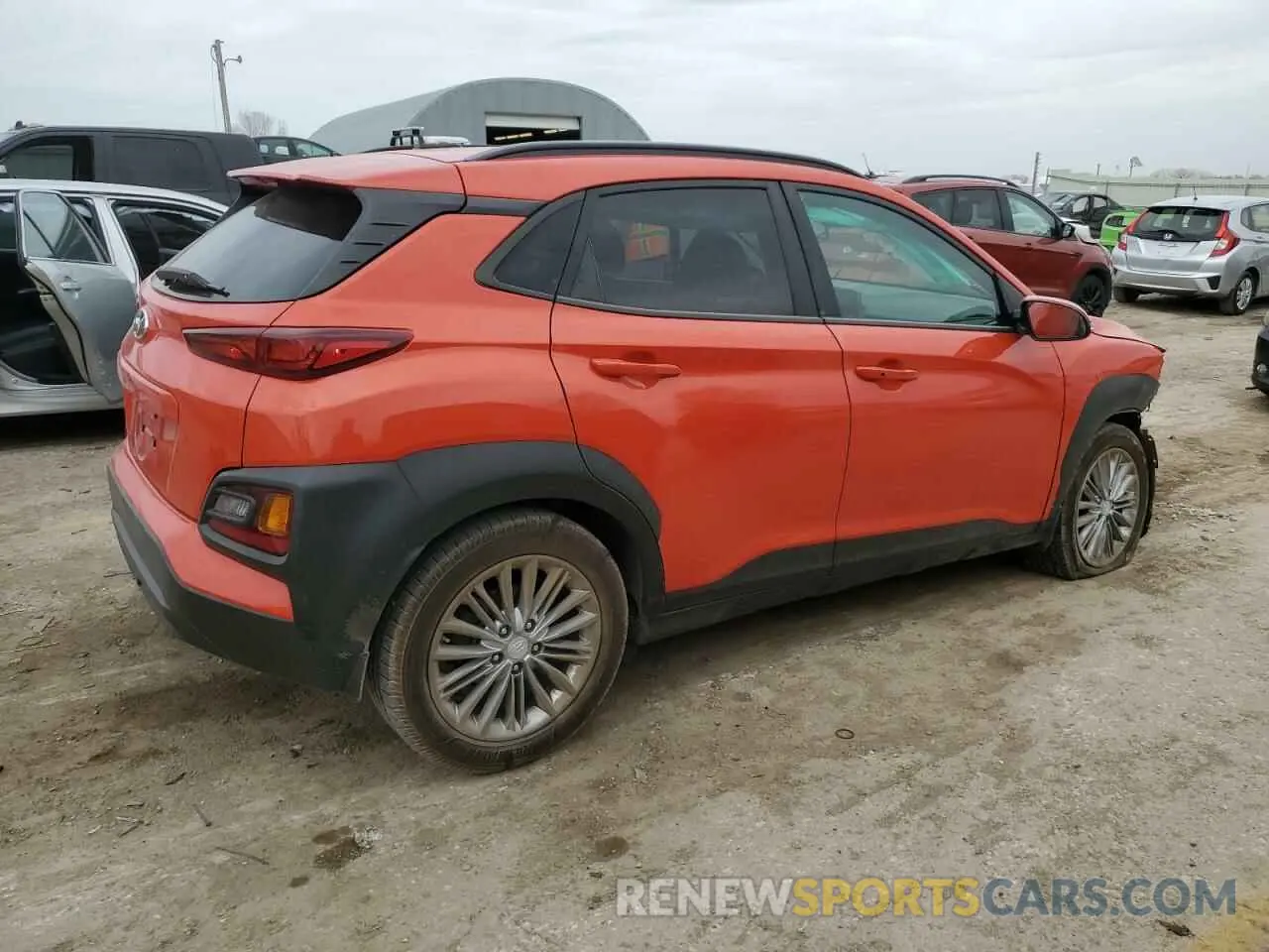 3 Photograph of a damaged car KM8K22AA7KU274776 HYUNDAI KONA 2019