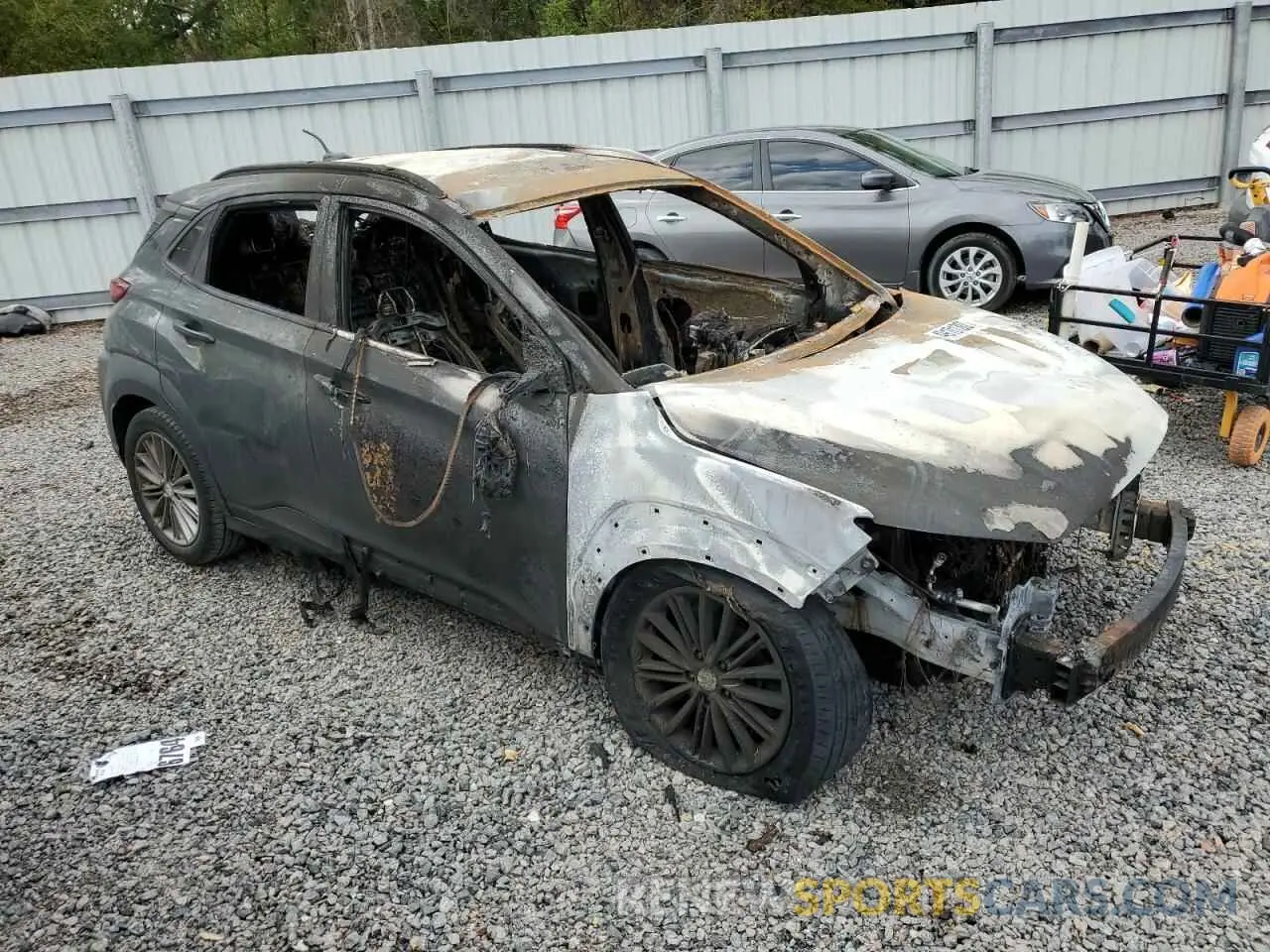 4 Photograph of a damaged car KM8K22AA7KU322888 HYUNDAI KONA 2019