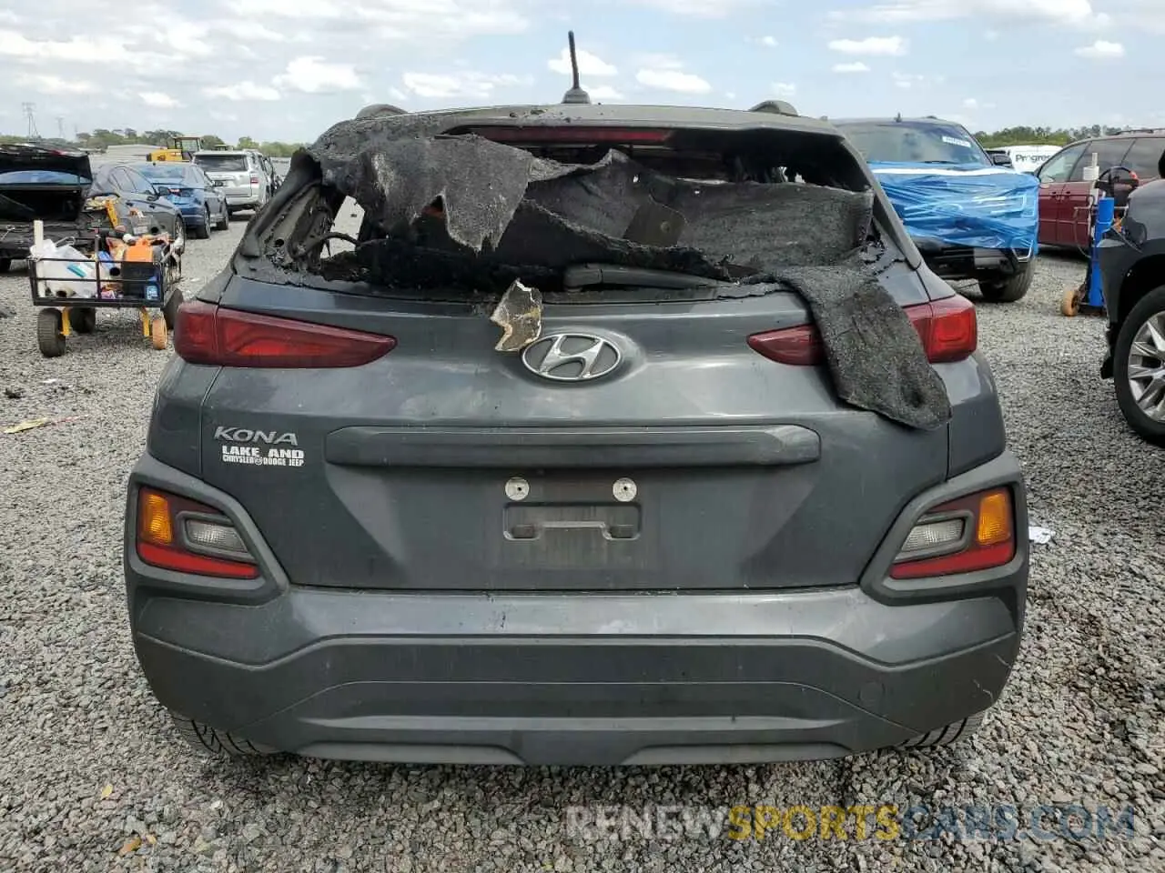 6 Photograph of a damaged car KM8K22AA7KU322888 HYUNDAI KONA 2019