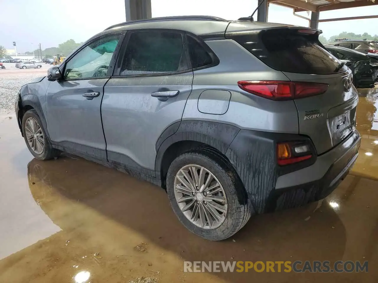 2 Photograph of a damaged car KM8K22AA9KU212425 HYUNDAI KONA 2019