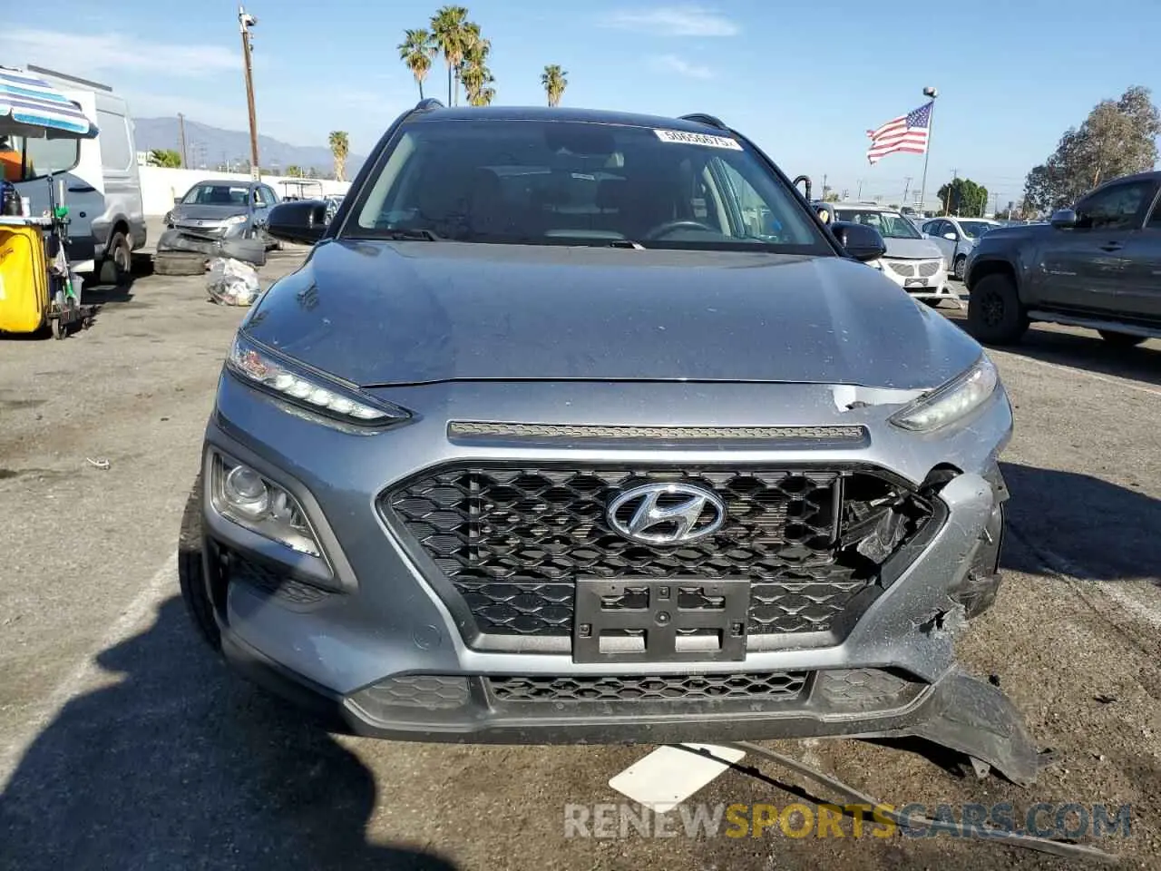 5 Photograph of a damaged car KM8K22AA9KU354998 HYUNDAI KONA 2019