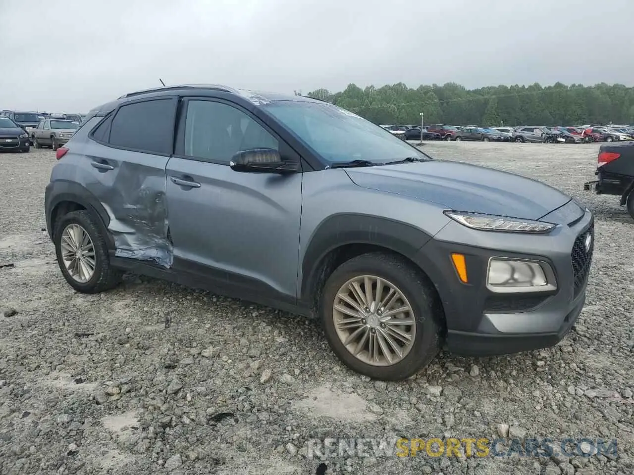4 Photograph of a damaged car KM8K22AAXKU328670 HYUNDAI KONA 2019