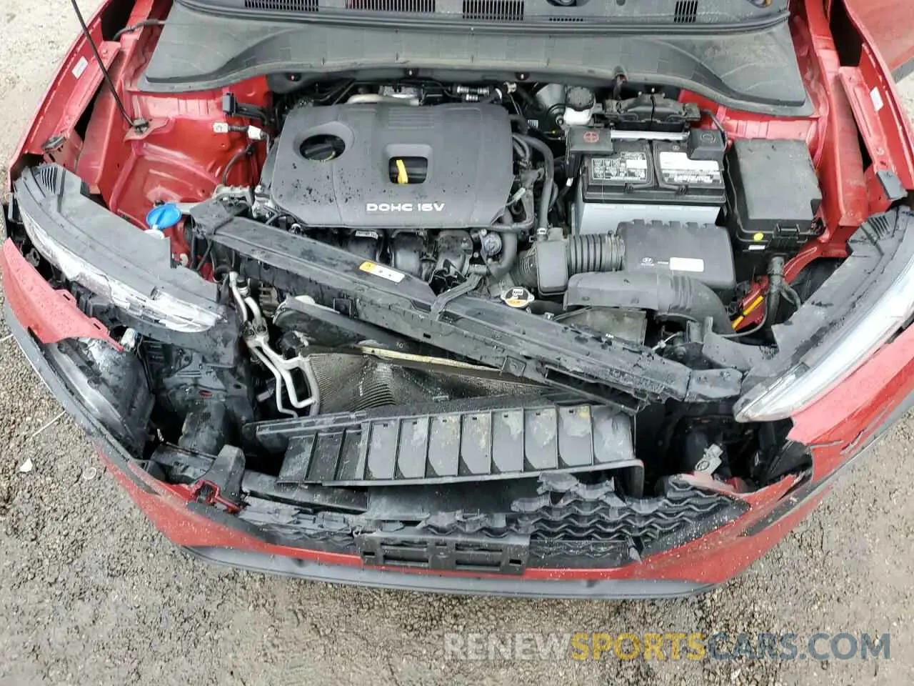 14 Photograph of a damaged car KM8K22AAXKU347316 HYUNDAI KONA 2019