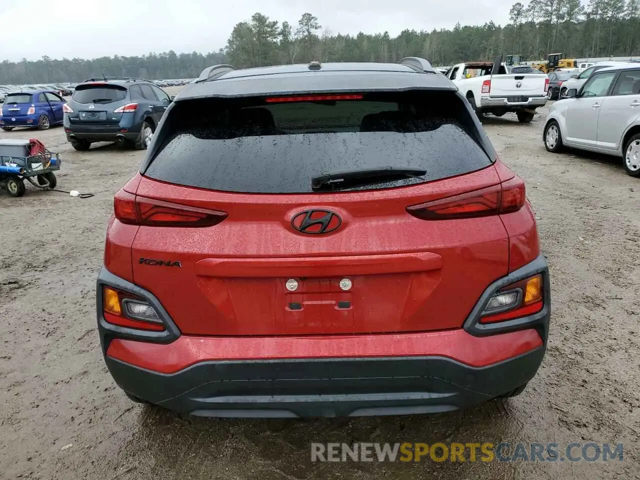 6 Photograph of a damaged car KM8K22AAXKU347316 HYUNDAI KONA 2019
