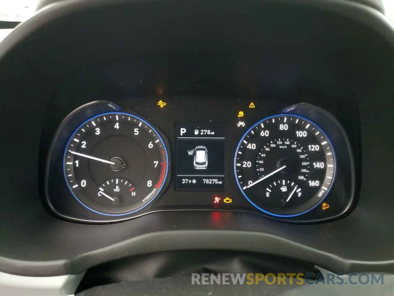9 Photograph of a damaged car KM8K22AAXKU347316 HYUNDAI KONA 2019
