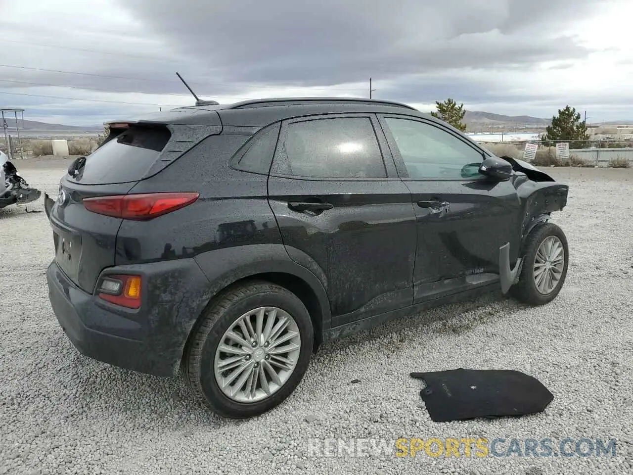 3 Photograph of a damaged car KM8K22AAXKU382423 HYUNDAI KONA 2019
